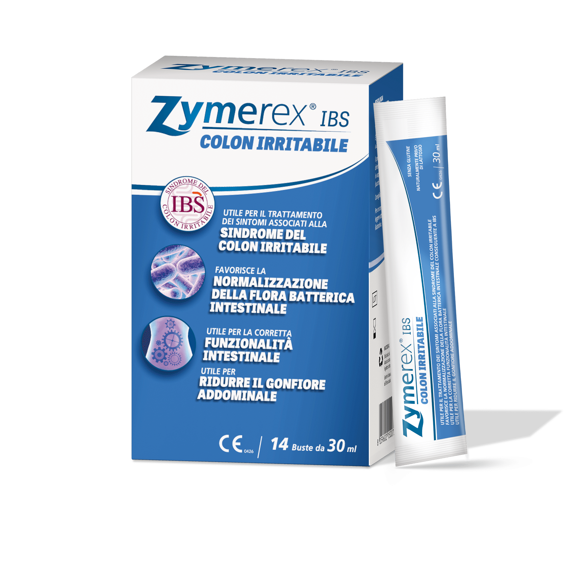 zymerex IBS colon irritabile confezione e contenuto