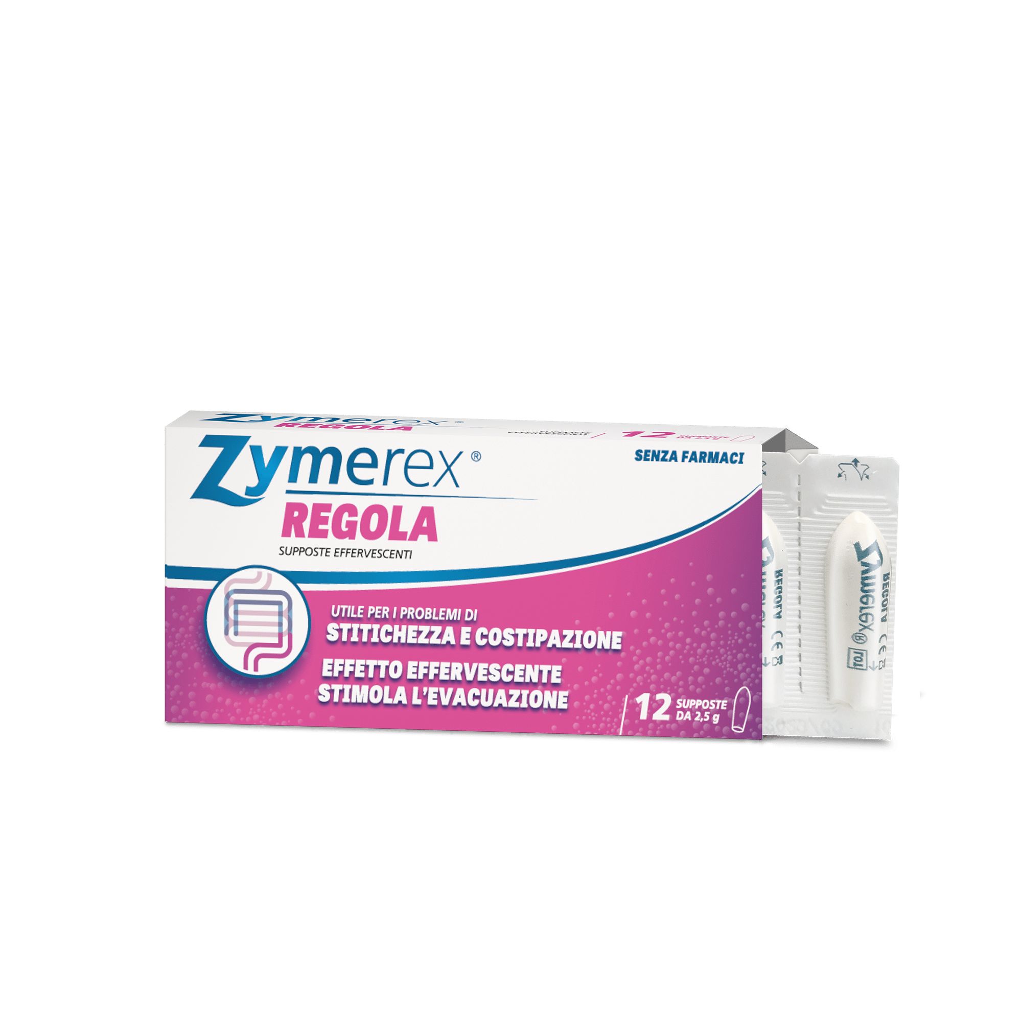 zymerex regola supposte effervescenti confezione 12 pezzi