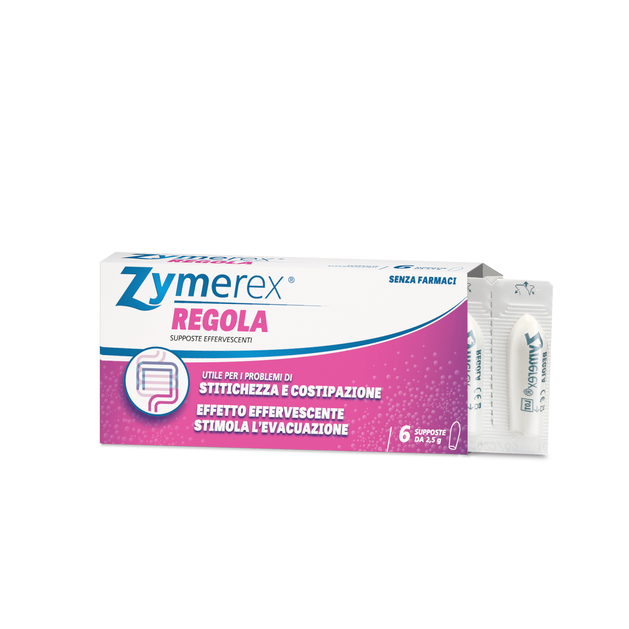 zymerex regola supposte effervescenti confezione 6 pezzi