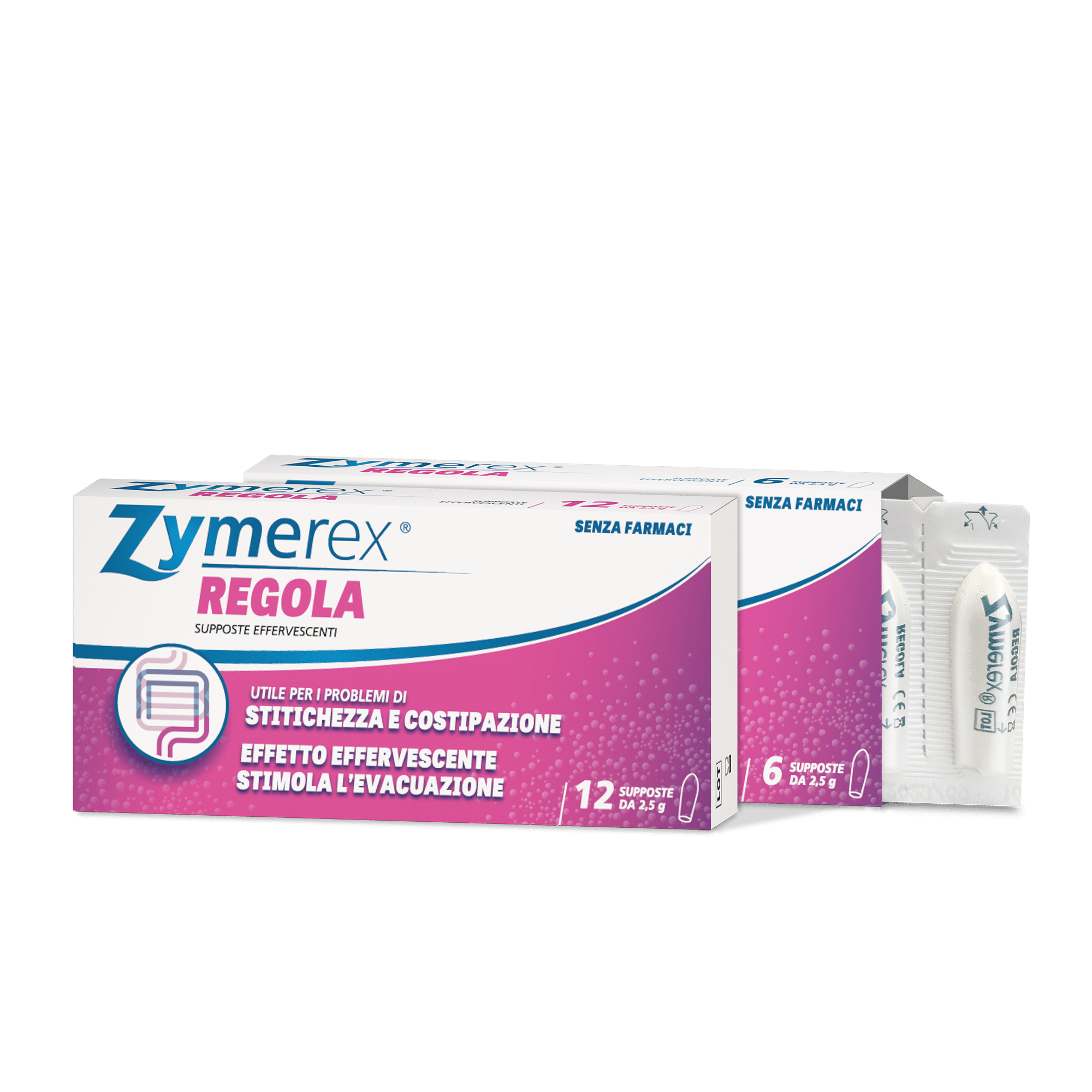 zymerex regola supposte effervescenti confezione e contenuto