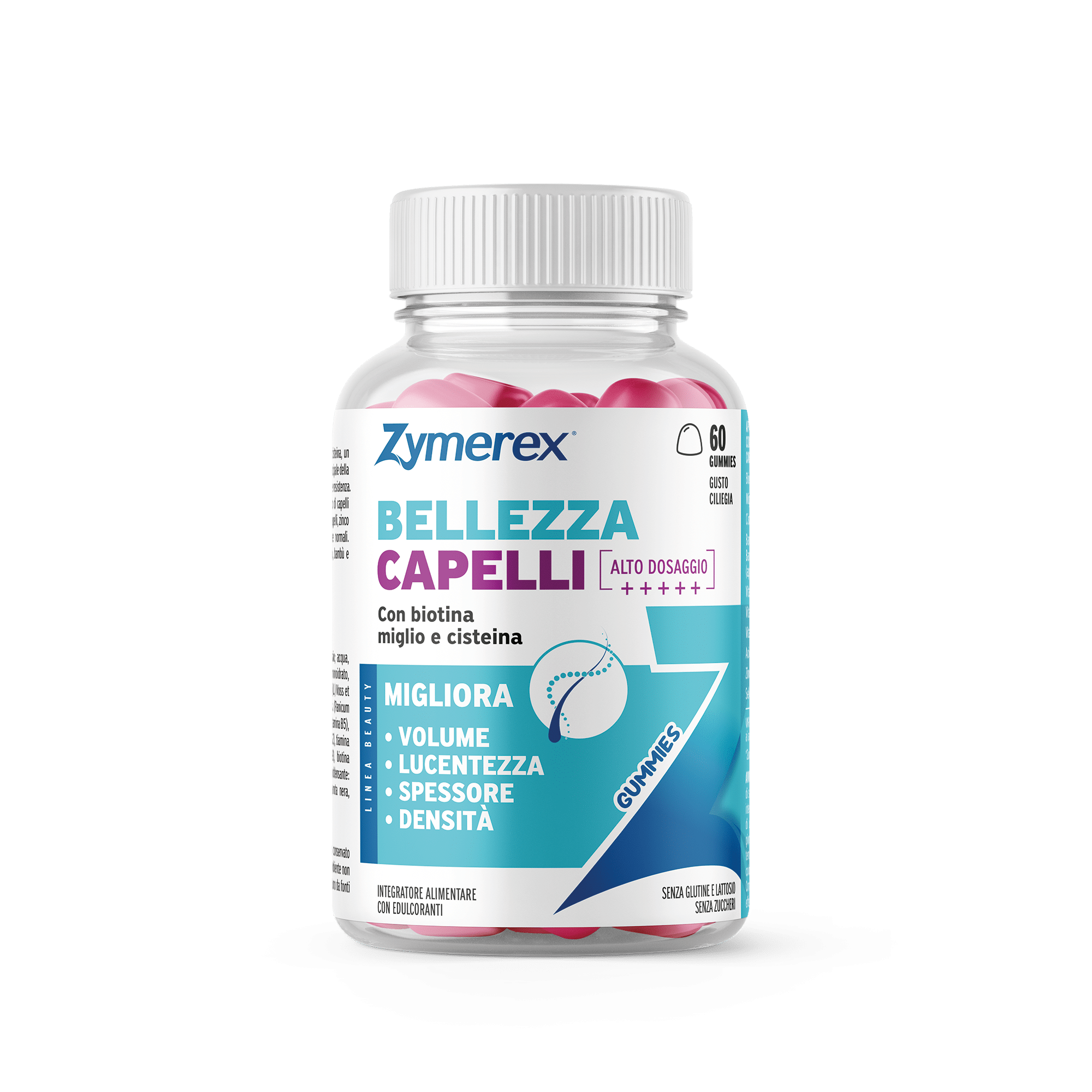 Bellezza-Capelli-Gummies_Packshot_2K Zymerex Bellezza Capelli Gummies