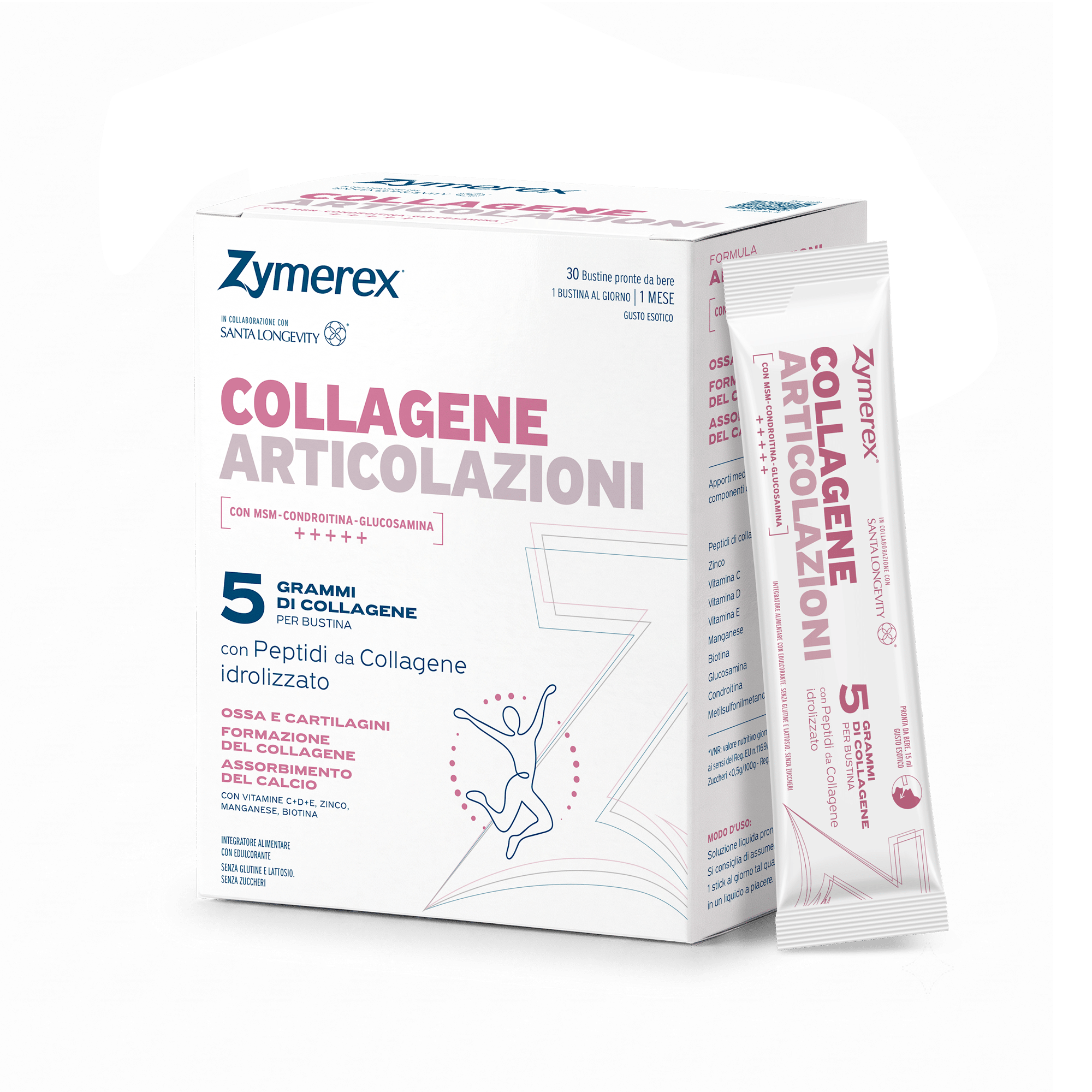 Zymerex Collagene Articolazioni Santa Longevity Elena Santarelli
